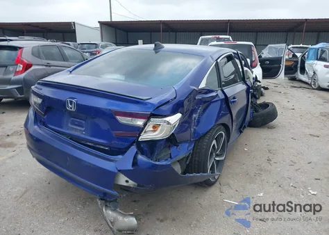 2021 Honda Accord Sport из США, поврежденный, VIN 1HGCV1F38MA109278